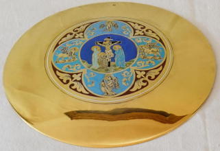 Solid silver gilt antique French Gothic Chalice.